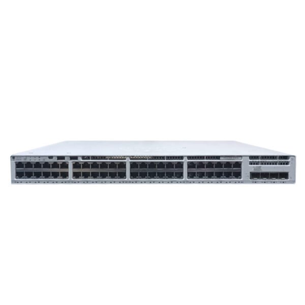 Cisco Catalyst 9200L-48P-4G Managed Switch – 48-Port Gigabit Layer 3 Switch with 4x 10G SFP Uplinks and 740W PoE Budget