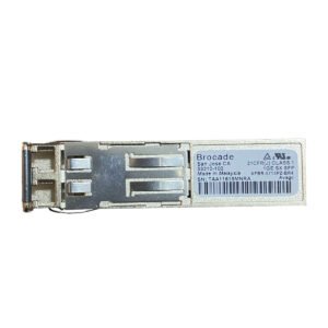 Brocade E1MG-SX-OM 1000BASE-SX SFP Transceiver – 1 Gbps, 850nm, LC Duplex, up to 550m Reach