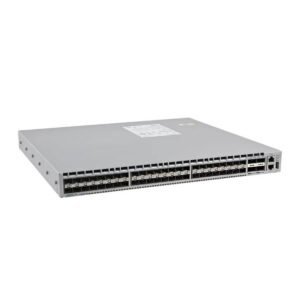 Arista DCS-7050SX-64-R Data Centre Switch – 48x 10GbE SFP+ Ports, 4x 40GbE QSFP+ Ports, 1.28 Tbps Throughput, 1U Form Factor