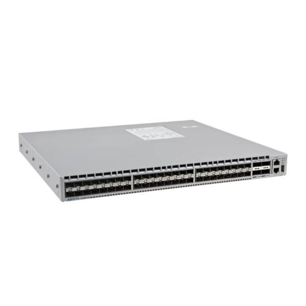 Arista DCS-7050SX-64-R Data Centre Switch – 48x 10GbE SFP+ Ports, 4x 40GbE QSFP+ Ports, 1.28 Tbps Throughput, 1U Form Factor