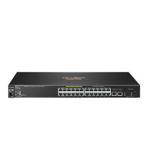 Aruba 2530-24-PoE+ Switch (J9779A) – 24-Port Fast Ethernet Managed Switch with PoE+ and Gigabit Uplinks