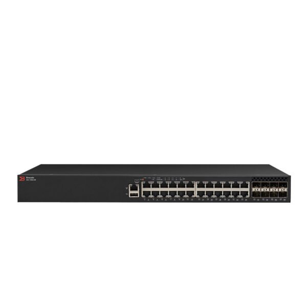 Brocade ICX 7250-24P – 24-Port Gigabit PoE Stackable Layer 3 Switch with 8x1G/10G SFP+ Uplinks