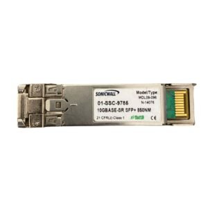 SonicWall 10GBASE-SR SFP+ Transceiver – 10 Gbps, 850nm, LC Duplex, up to 300m Reach