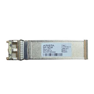 Arista SFP-10G-SR 10GBASE-SR SFP+ Transceiver – 10 Gbps, 850nm, LC Duplex, up to 300m Reach
