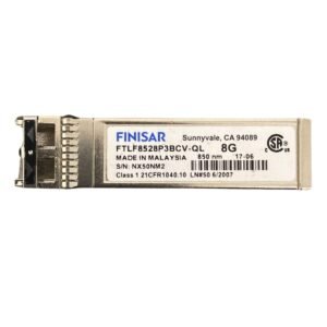 Finisar FTLF8528P3BNV SFP+ Transceiver Module – 8G Fibre Channel, 850nm Wavelength, LC Duplex Connector, up to 150m over OM3 Multimode Fiber