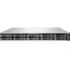 Front view of HPE ProLiant DL360 Gen9 with 10x2.5" drive bays.
