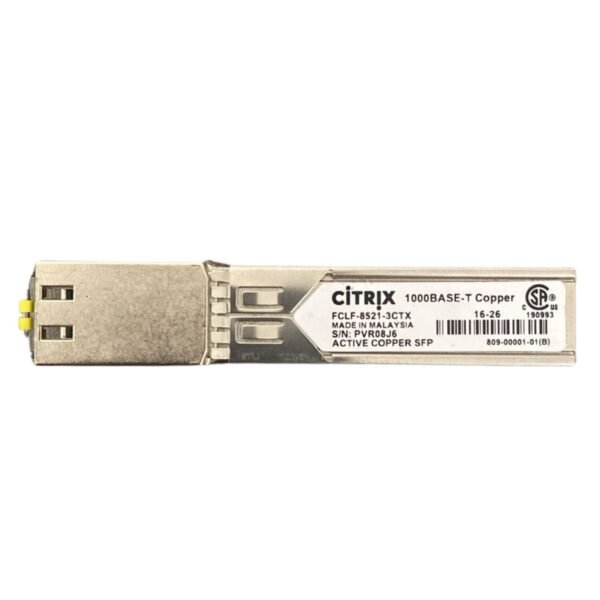 Citrix 1000BASE-T SFP Transceiver – 1 Gbps, RJ45, 100m Reach ATGBICS