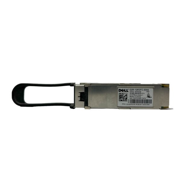 Dell Q28-128GFC-SW4 QSFP28 128Gbps Fibre Channel Transceiver with MPO-12 Connector