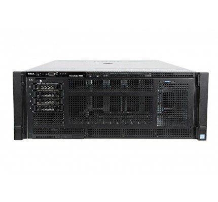 Front view of DELL EMC PowerEdge R930 with 4x2.5" drive bays