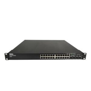Dell PowerConnect 6224 – 24-Port Gigabit Layer 3 Managed Switch with 4 Combo SFP Ports and Optional 10GbE Uplinks