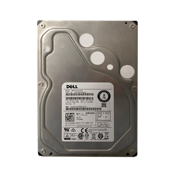 Hard Dell 2TB SATA 6Gbps 7.2K 3.5inch