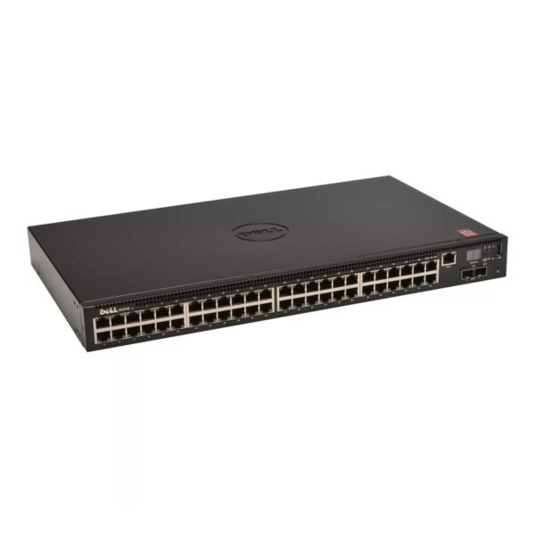 Dell EMC PowerSwitch N2048P – 48-Port Gigabit PoE+ Layer 3 Managed Switch with 2x 10GbE SFP+ Uplinks