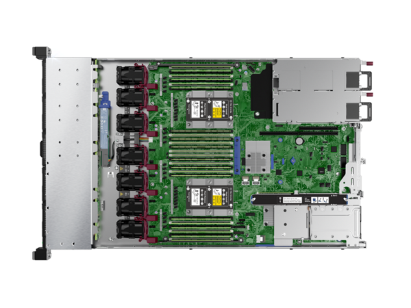HPE ProLiant DL360 Gen10 4x3.5 inside