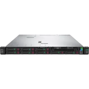 Front view of HPE ProLiant DL360 Gen10 with 8x2.5" drive bays