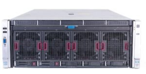 Front view of HPE ProLiant DL580 Gen9 with 5x2.5" drive bays