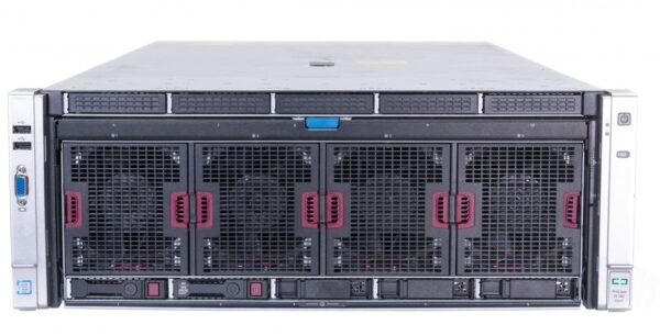 Front view of HPE ProLiant DL580 Gen9 with 5x2.5" drive bays