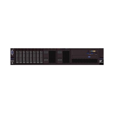 Front view of Lenovo System x3650 M5 with 8x2.5" drive bays