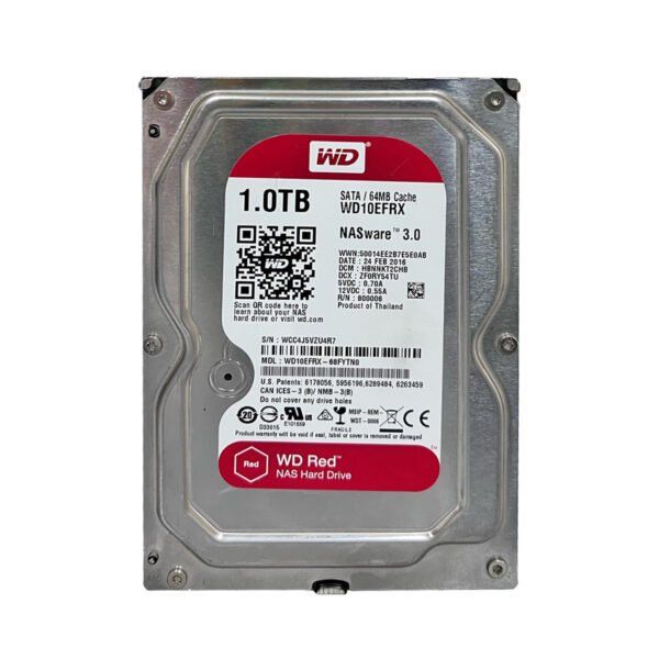 W.D Red 1TB SATA 6Gbps 5400 rpm 3.5inch Hard
