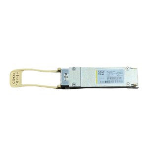 Cisco QSFP-40G-SR4 Transceiver Module – 40 Gbps, 850nm, MPO/MTP Connector, up to 150m over OM4 Multimode Fiber