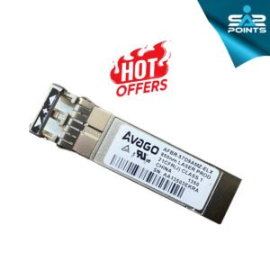 Avago AFBR-57D7AMZ SFP+ 8GBASE-SW Transceiver Module – 850nm Wavelength, LC Duplex Connector, up to 300m over Multimode Fiber