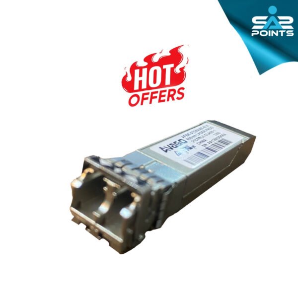 Avago AFBR-57D7AMZ SFP+ 8GBASE-SW Transceiver Module – 850nm Wavelength, LC Duplex Connector, up to 300m over Multimode Fiber