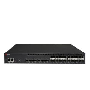 Brocade ICX 6610-24F – 24-Port 1GbE SFP Managed Switch with 8x1GbE SFP+ Uplinks and 4x40GbE QSFP+ Stacking Ports