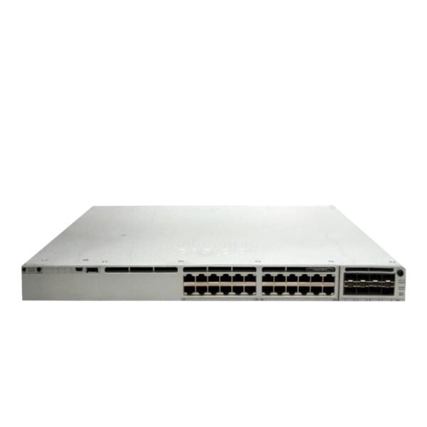 Cisco Catalyst 9300-24U – 24-Port 1G UPOE Stackable Enterprise Switch with Modular Uplinks