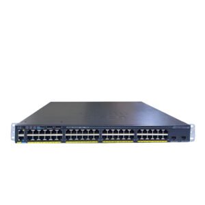 Cisco Catalyst WS-C2960X-48FPD-L – 48-Port Gigabit Ethernet PoE+ Layer 2 Managed Switch with 2x 10G SFP+ Uplinks and FlexStack-Plus Support