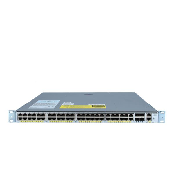 Cisco Catalyst 4948E-F – 48-Port Gigabit Ethernet Layer 3 Managed Switch with 4x 10GbE SFP+ Uplinks and Back-to-Front Cooling