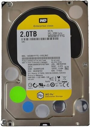 WD RE SAS 2 TB Enterprise Hard Drive: 3.5 Inch