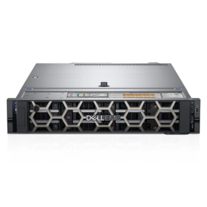 Front view of Dell EMC PowerEdge R540 with 8x3.5" drive bays and bezel cover installed.