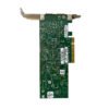 Rear view of Broadcom BCM57810S Dual-Port 10Gbps network adapter showing PCIe connector and circuit components.