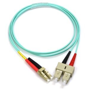 Duplex Multimode Fiber 15m LC to LC Milky