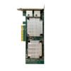 Front view of HPE 656596-B21 Dual Port 530T 10GbE network card showing two LAN Ethernet ports.
