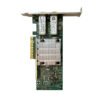 Front view of Broadcom BCM57810S network card with dual SFP+ fiber ports for 10Gbps connections.