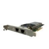 Side view of Dell 0W1GCR Broadcom Dual Port 10GbE network card showing LAN Ethernet ports.