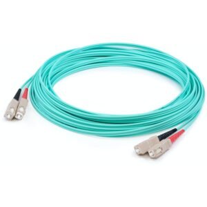 Duplex Multimode Fiber 14m SC to SC Milky