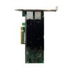 Front view of IBM 49Y7972 Intel X540-T2 network card with dual 10G LAN ports.