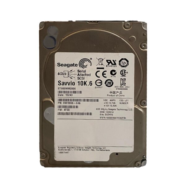 Seagate Savvio 10K.6 900GB 2.5inch SAS Hard