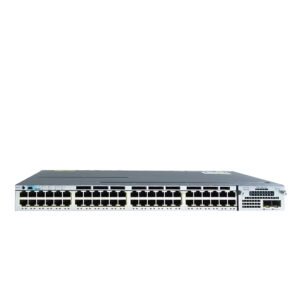 Cisco WS-C3750X-48P-S-2SFP Catalyst Switch – 48x Gigabit Ethernet PoE+ Ports, 2x SFP Uplinks, StackWise Plus, IP Base