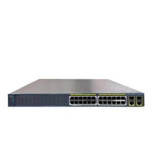 Cisco Catalyst 2960-24PC-S Switch – 24 Fast Ethernet Ports with 370W PoE and 2 SFP Uplinks