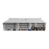 Rear view of HPE ProLiant DL380 Gen10 showing power supplies, I/O ports, and PCIe expansion slots.
